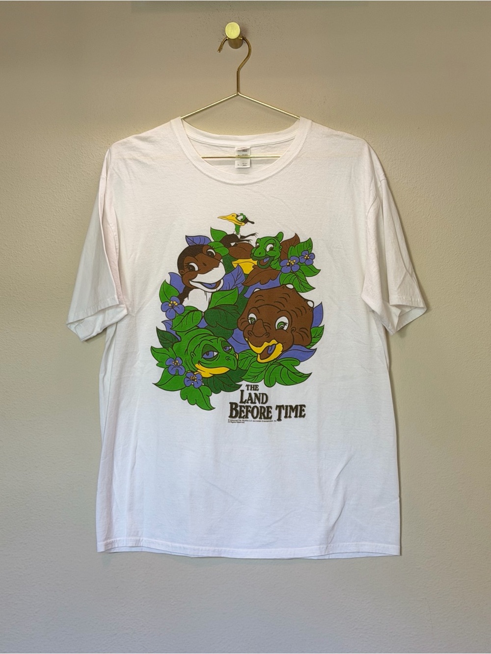 The Land Before Time White Graphic Tee